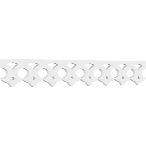 Ekena Millwork Plymouth Architectural Grade PVC Running Trim, 6"H x 5/8"P x 48"L RUNP06X0625X48PLY - main